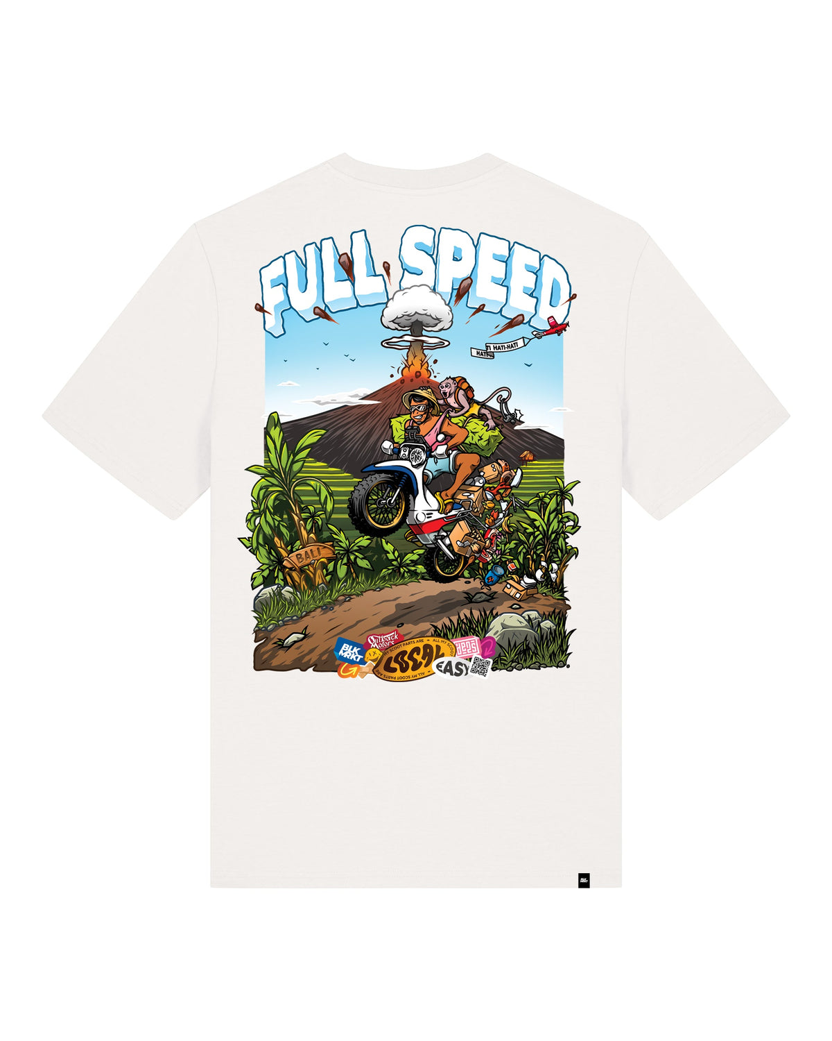 Pack Tee shirt FULL SPEED + Illustration DE2S - Off white