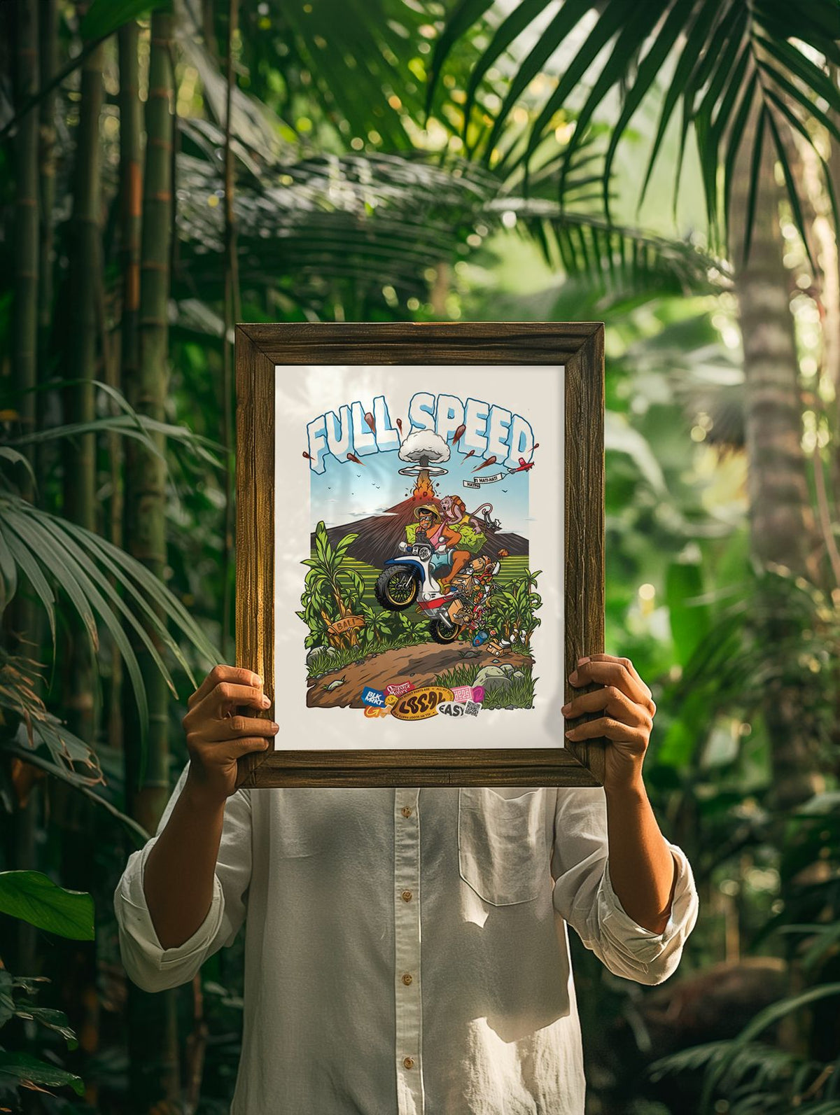 Illustration "FULL SPEED" Indonésie