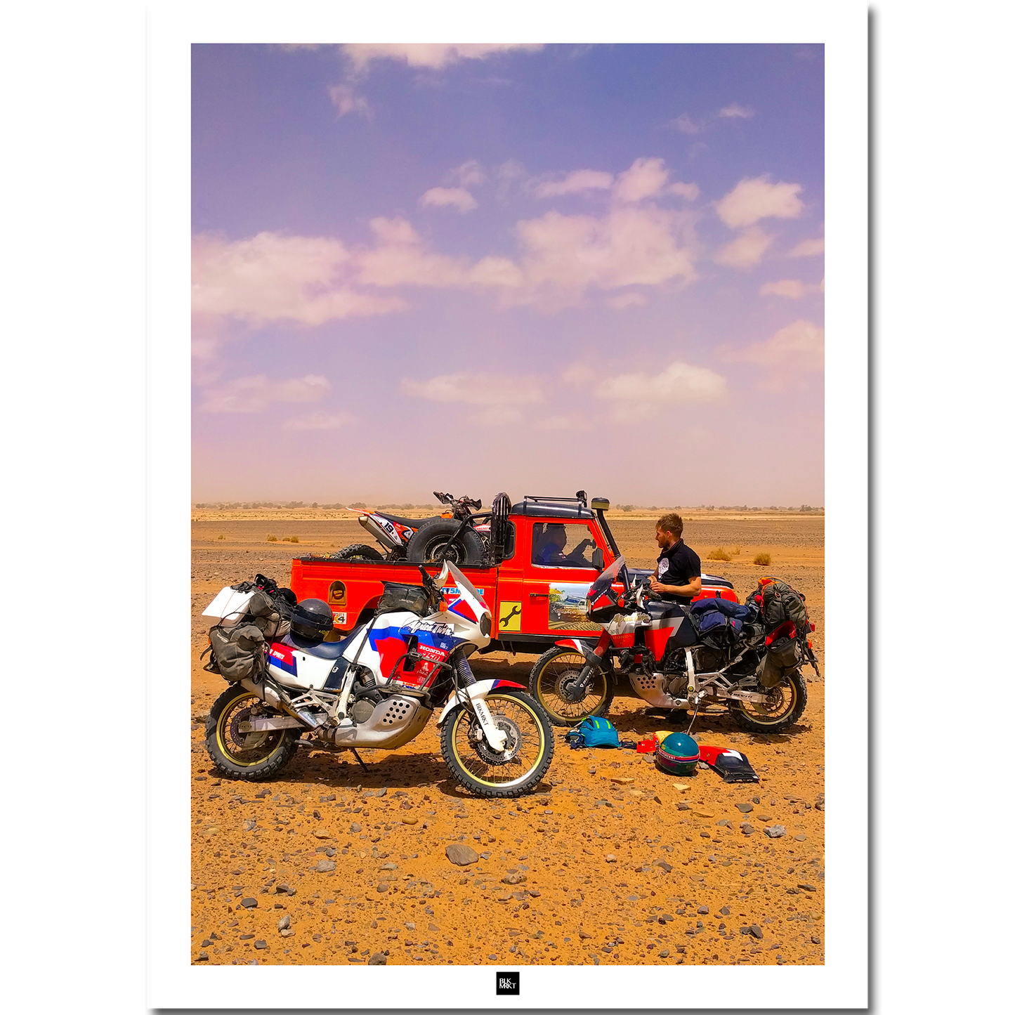 Poster Maroc: Stuck in the desert