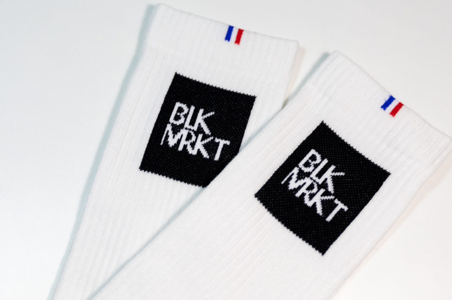 Chaussettes blanches BLKMRKT "STILL EXPLORING"
