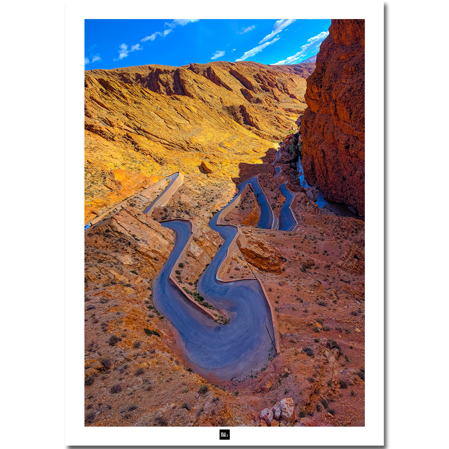 Poster Maroc: Gorges du Dadès