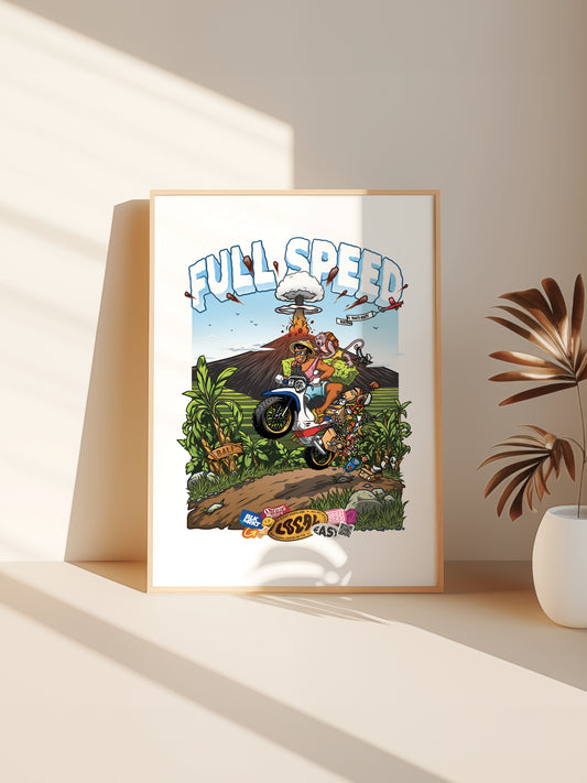 Illustration "FULL SPEED" Indonésie