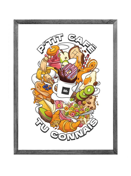 Illustration "P'TIT CAFÉ TU CONNAIS"