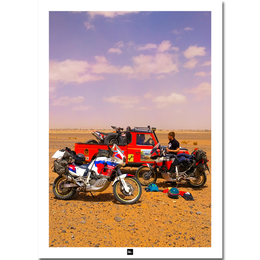 Poster Maroc: Stuck in the desert
