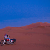 Poster Maroc: Africa Twin dunes de Merzouga