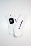 Chaussettes blanches BLKMRKT "STILL EXPLORING"